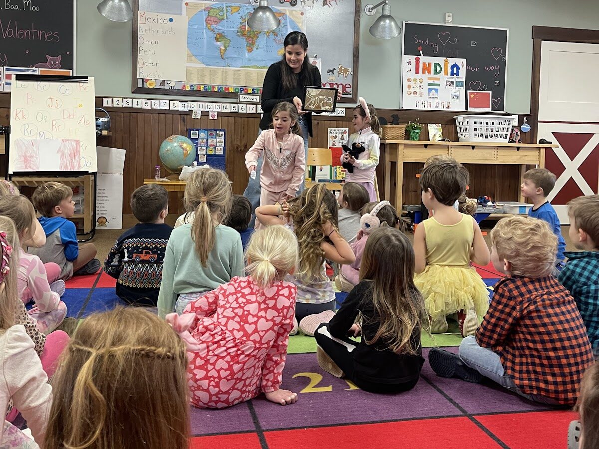 Preschool students explore Peru during Cultures Week at Canterbury Creek Farm Preschool.